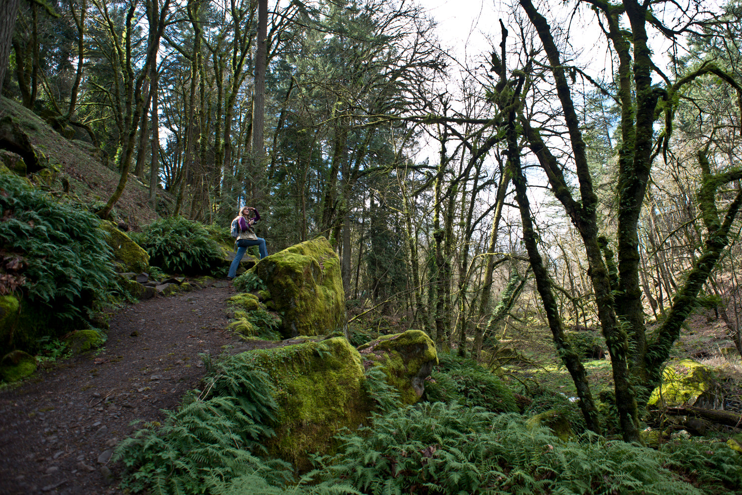 Lunchtime hike at George Rogers Park