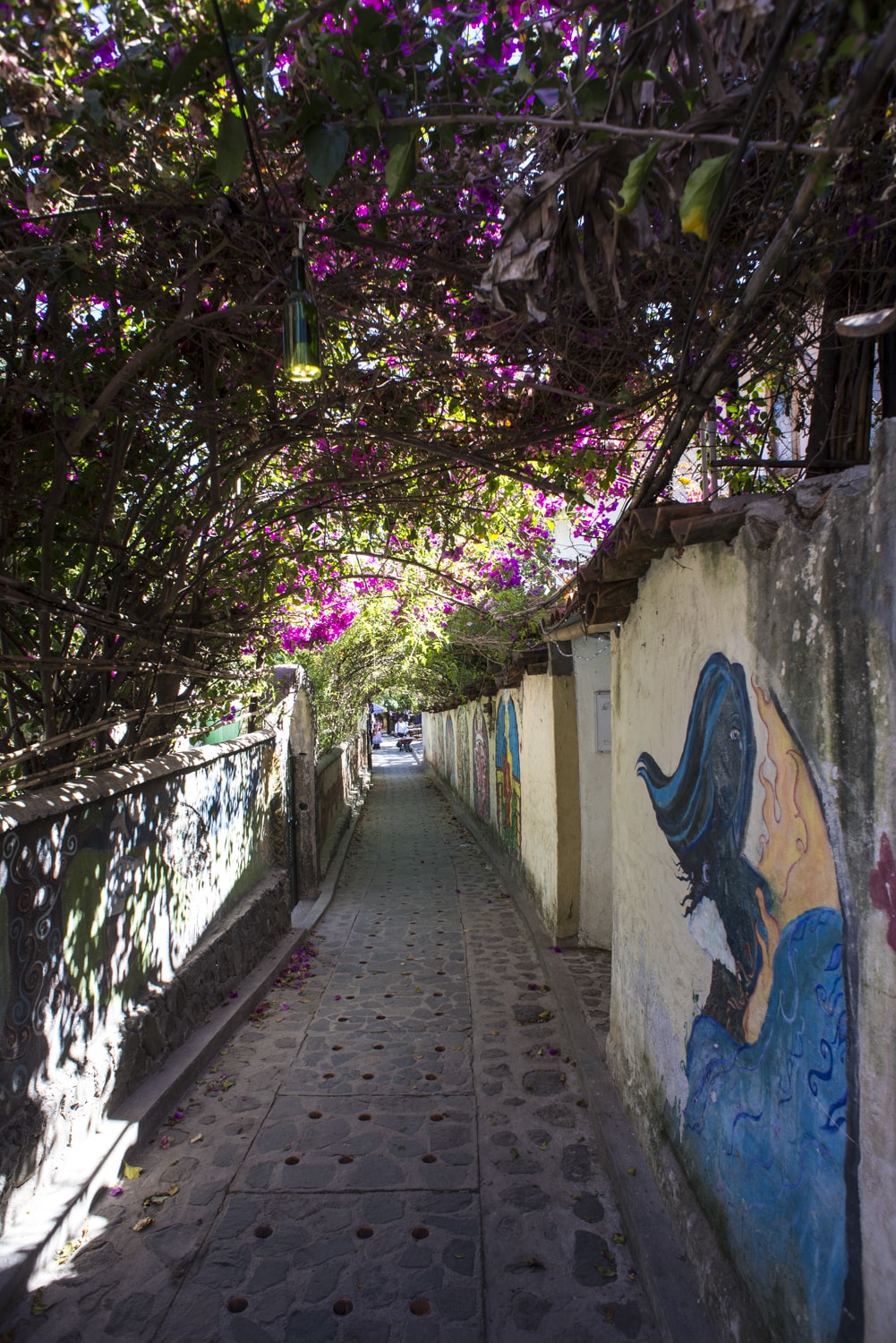 Hiking from Jaibalito to San Marcos La Laguna on Lake Atitlan